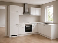 Design hoek keuken met apparatuur, kevin, wit - afbeelding 2 van  9