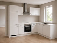 Design hoek keuken met apparatuur, kevin, wit - afbeelding 2 van  9