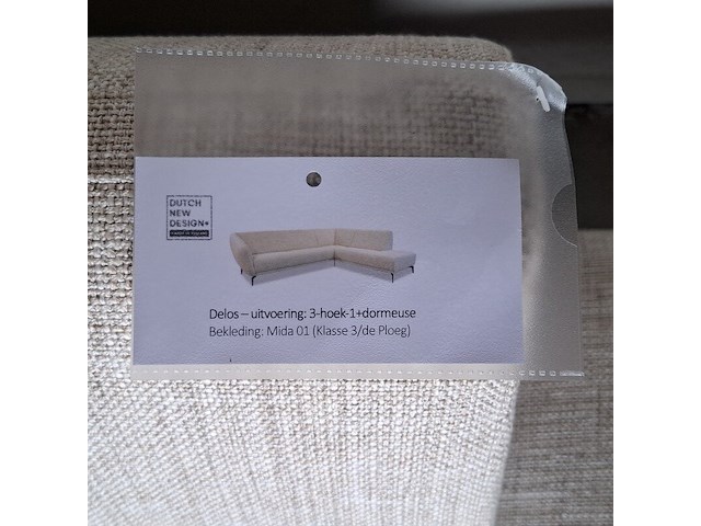 Design hoekbank, dutch new design, delos - afbeelding 9 van  9