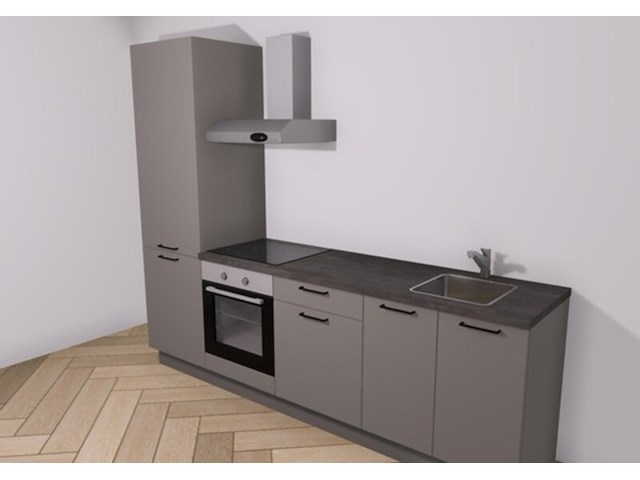 Design keuken - inclusief apparatuur, alfonso , taupe - afbeelding 1 van  3