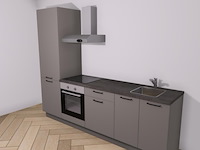Design keuken - inclusief apparatuur, alfonso , taupe - afbeelding 1 van  3