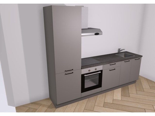 Design keuken - inclusief apparatuur, alfonso , taupe - afbeelding 2 van  3