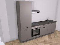 Design keuken - inclusief apparatuur, alfonso , taupe - afbeelding 2 van  3