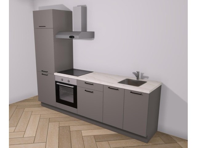 Design keuken - inclusief apparatuur, coral, taupe - afbeelding 1 van  3