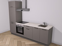 Design keuken - inclusief apparatuur, coral, taupe