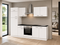 Design keuken inclusief apparatuur, carlos, wit - afbeelding 2 van  7