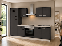 Design keuken inclusief apparatuur, jimmy, antraciet - afbeelding 2 van  7