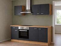 Design keuken met apparatuur, jerome, antraciet - afbeelding 2 van  7