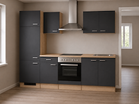 Design keuken met apparatuur, maxime, antraciet - afbeelding 2 van  8