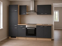 Design keuken met apparatuur, maxime, antraciet - afbeelding 2 van  8