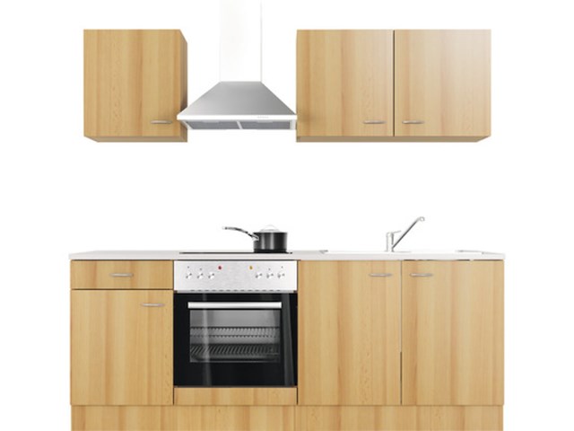 Design keuken met apparatuur, rudy, eiken - afbeelding 1 van  7