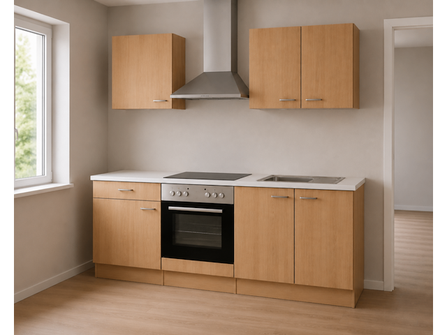 Design keuken met apparatuur, rudy, eiken - afbeelding 2 van  7