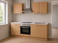 Design keuken met apparatuur, rudy, eiken - afbeelding 2 van  7