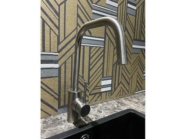 Design keukenopstelling voorzien van vaatwasser/gootsteen/koelkast - afbeelding 14 van  16