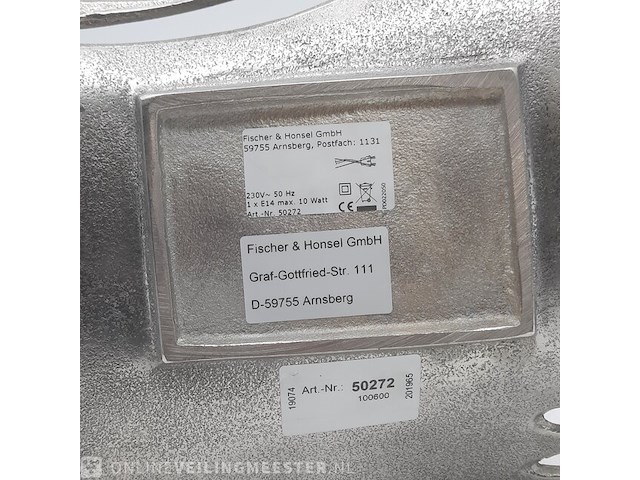 Design lamp, fischer&honsel, 50272 - afbeelding 10 van  10