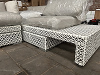 Design loungeset 4-delig met kussens - afbeelding 4 van  7