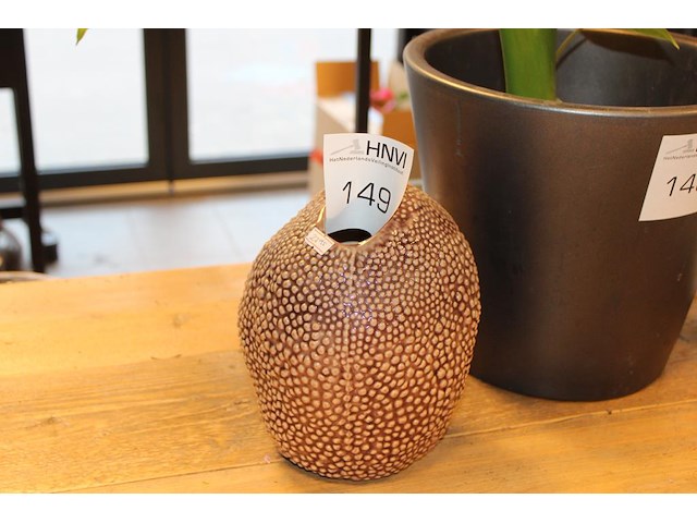 Design potje hoogte 20 cm. - afbeelding 1 van  2