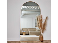 Design spiegel met boog goud 200x100 cm - afbeelding 1 van  4