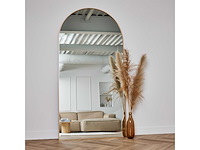 Design spiegel met boog goud 200x100 cm - afbeelding 3 van  4