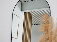 Design spiegel met boog zwart 200x100 cm - afbeelding 5 van  5