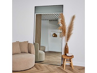 Design spiegel zwart 200x100 cm - afbeelding 1 van  5