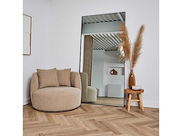 Design spiegel zwart 200x100 cm - afbeelding 2 van  5