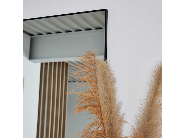 Design spiegel zwart 200x100 cm - afbeelding 5 van  5