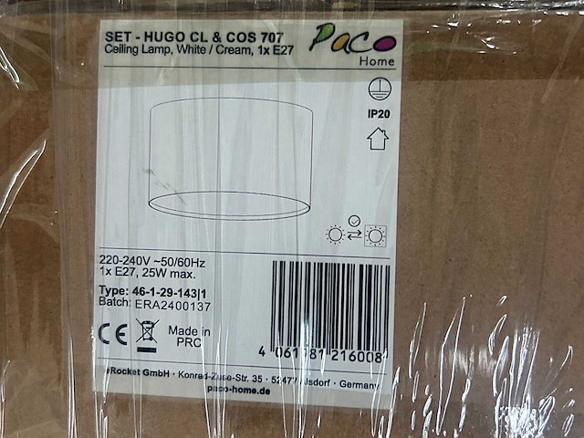 Design verlichting paco home – verkrijgbaar op bol.com en amazon (30x) - afbeelding 6 van  8