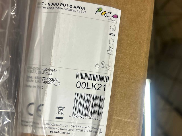 Design verlichting paco home – verkrijgbaar op bol.com en amazon (40x) - afbeelding 5 van  6