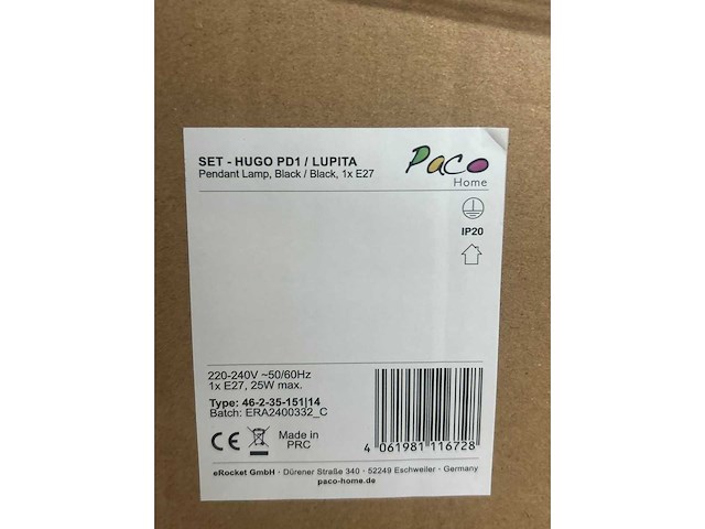 Design verlichting paco home – verkrijgbaar op bol.com en amazon (43x) - afbeelding 8 van  8