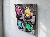 Design wand decoratie 60x80cm