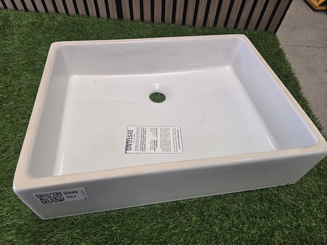 Design wastafel disegno, ceramica, wit - afbeelding 1 van  5