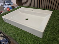 Design wastafel disegno, ceramica, wit - afbeelding 6 van  6
