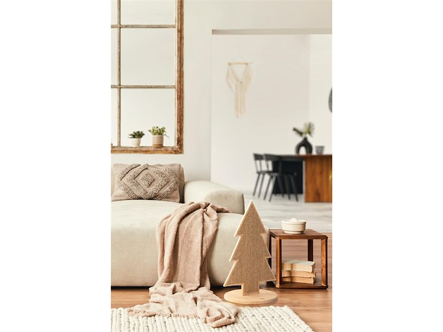 Designed by lotte krab kerstboom krabpaal hout 35x35x62 cm - afbeelding 3 van  5