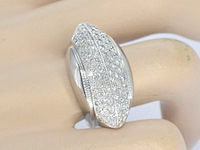 Designer ring van goud met diamanten - afbeelding 4 van  11