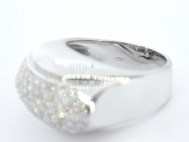 Designer ring van goud met diamanten - afbeelding 11 van  11