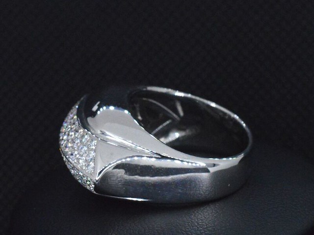 Designer ring van goud met diamanten - afbeelding 2 van  5