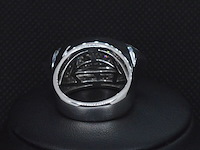 Designer ring van goud met diamanten - afbeelding 4 van  5