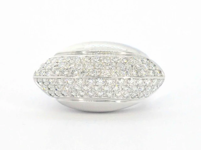 Designer ring van goud met diamanten - afbeelding 6 van  9