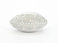 Designer ring van goud met diamanten - afbeelding 6 van  9