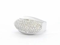 Designer ring van goud met diamanten - afbeelding 8 van  9