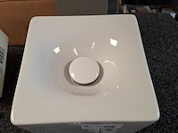 Designfontein cubo, glans wit - afbeelding 3 van  7