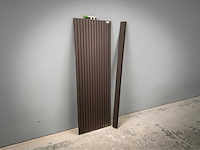Designradiator 58x181cm met rvs thermostaat - afbeelding 1 van  4