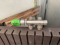 Designradiator 58x181cm met rvs thermostaat - afbeelding 3 van  4