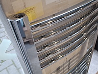 Designradiator eastbrook, wentover, glans chroom - afbeelding 3 van  4