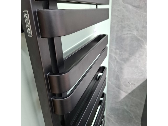 Designradiator excellent, mat zwart - afbeelding 4 van  5