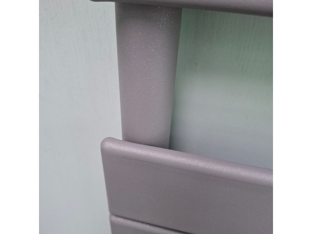Designradiator graphite mat grijs - afbeelding 3 van  4