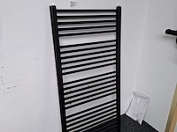 Designradiator, hr badmeubelen, base, glans zwart - afbeelding 1 van  3