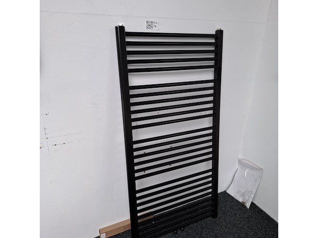 Designradiator, hr badmeubelen, base, glans zwart - afbeelding 2 van  3