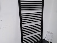 Designradiator, hr badmeubelen, base, glans zwart - afbeelding 2 van  3